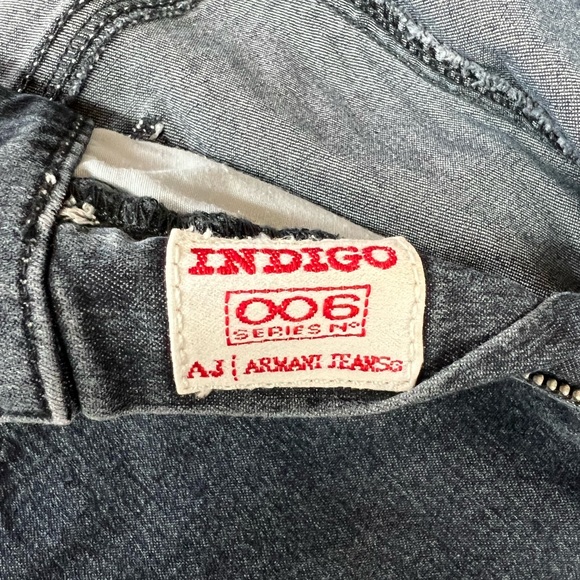 VINTAGE Women’s Armani Jeans, Indigo 006 series, size 32 - Picture 3 of 4